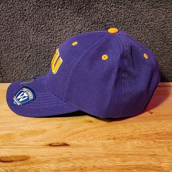 Top of the World LSU Purple Baseball Velcro Hat - New - Picture 3 of 8